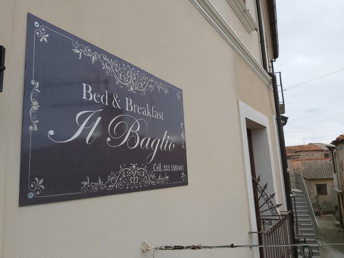 L'insegna di B&B il Baglio sulla facciata